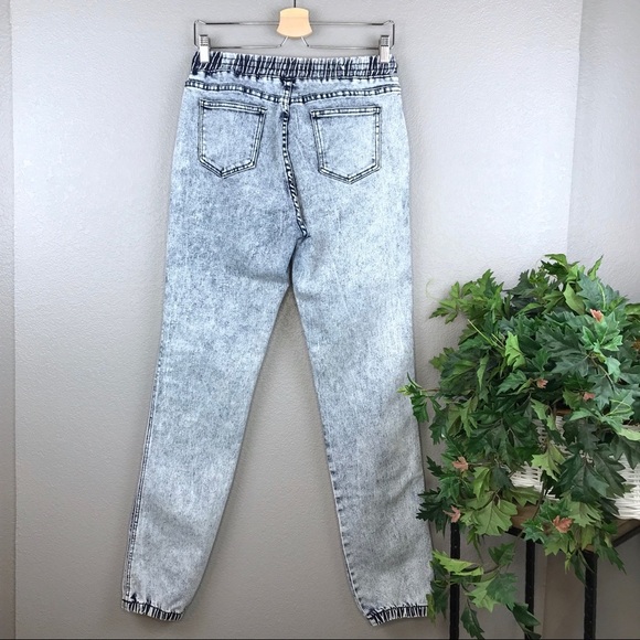 AQ American Quality Denim Acid Wash Jeggings Size 9 - Picture 2 of 8